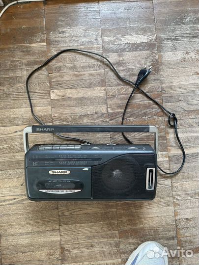 Магнитола sharp qt-100z(gy)