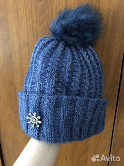 Комплект шапка и шарф женский