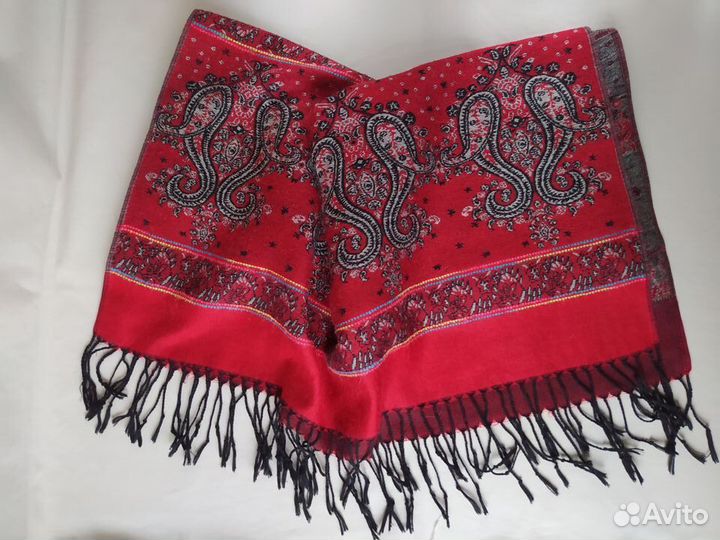 Шарф палантин с кашемиром женский 170*65