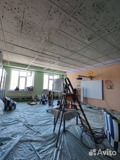Монтаж потолка армстронг