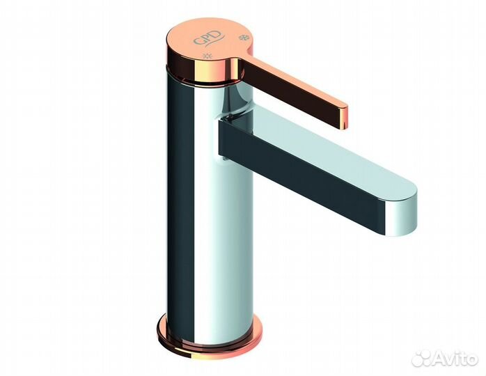 Смеситель GPD Gildo MLB165-K-R для раковины