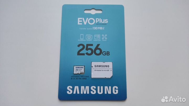 Samsung EVO Plus microsdxc 256/512гб Карта памяти