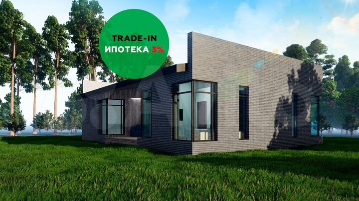 Коттедж 94 м² на участке 8,6 сот.