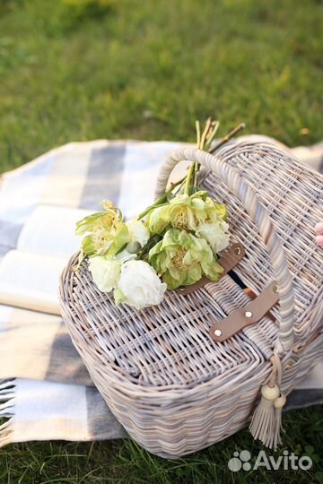 Корзина плетеная для пикника