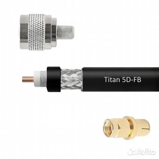 Кабельная сборка Titan 5D-FB (N-male - SMA-male