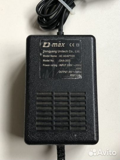 Блок питания 12, 18, 24 Вольт; 0.4-1Ампер