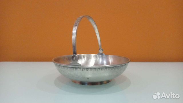 Конфетница мельхиор СССР