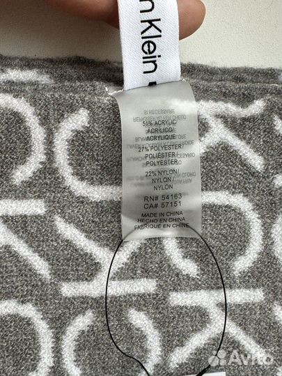 Шарф женский палантин calvin klein новый