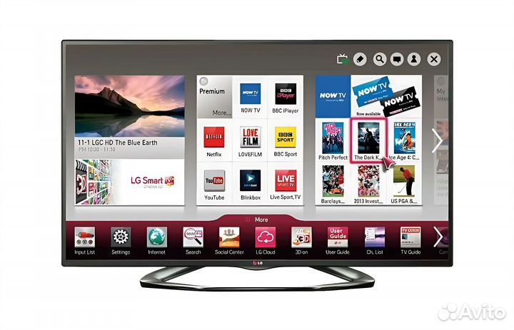 SMART LG 39LA620V (99 см) 200 Гц, 3D