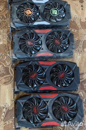 Видеокарты AMD RX470 4Gb, HD5570