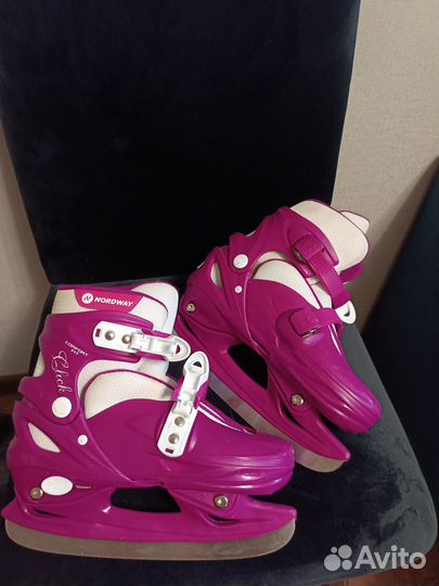 Коньки раздвижные 34 37