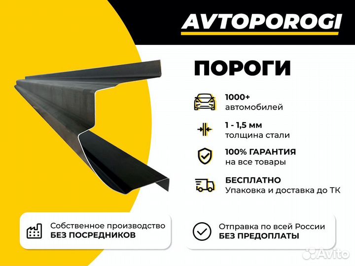 Ремонтные пороги Mazda MPV 2 (LW)