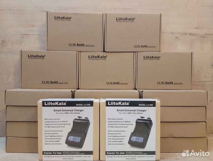 Зарядные устройства LiitoKala Lii-S8 600 500S PD4