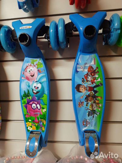 Самокат Скутер Макси популярные герои