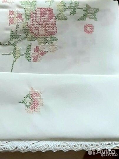 Скатерть с салфетками с вышивкой набор Прованс