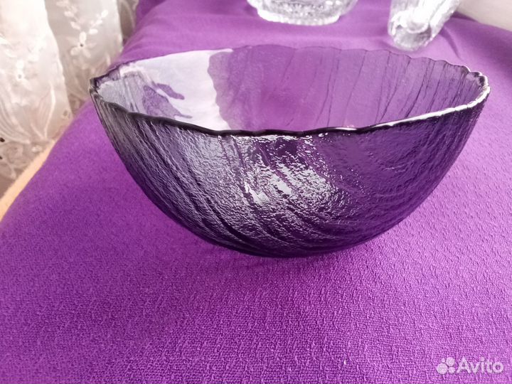 Хрусталь, стекло, ваза, салатник