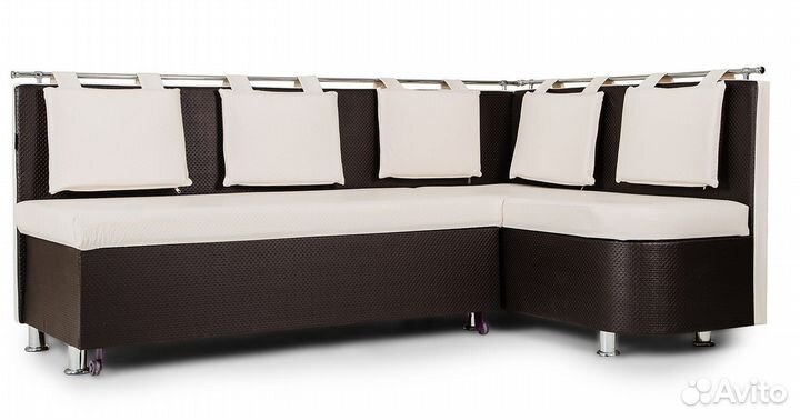 Кухонный угловой диван Париж (правый) со спальным