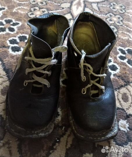 Коньки,детские, СССР,лыжные ботинки и крепления