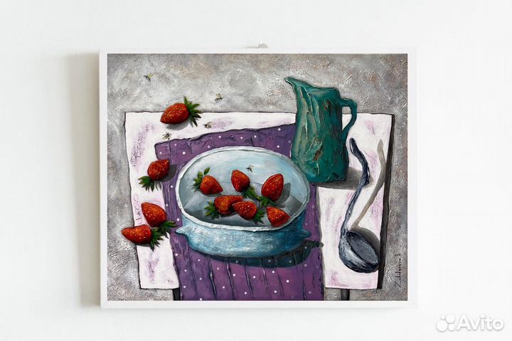 Интерьерная картина маслом, натюрморт