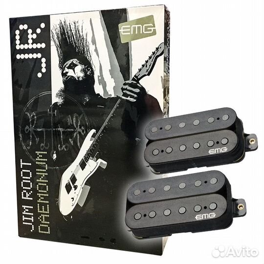 EMG Jim Root JR daemonum set. Black. Made in USA