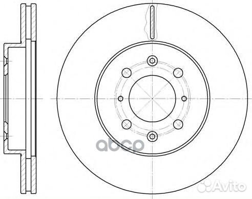 6224.10 диск тормозной переднийHonda Civic,Rov
