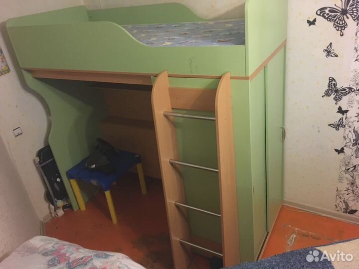 Кровать чердак