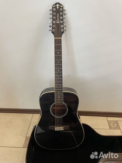 Гитара электроакустика crafter MD70- 12EQ/TBK