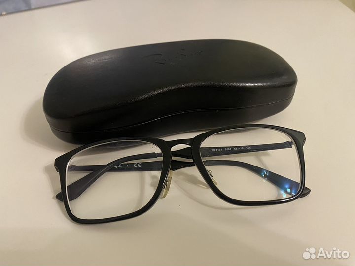 Оправа Ray Ban с чехлом, очки с диоптриями