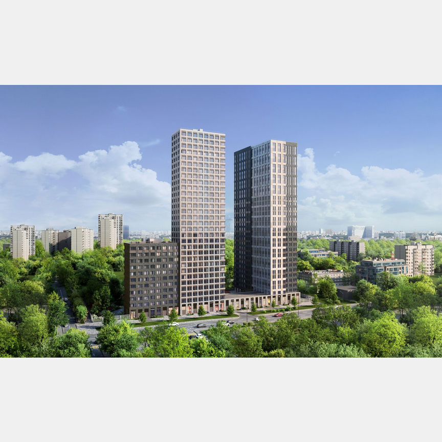 2-к. квартира, 58,7 м², 2/30 эт.