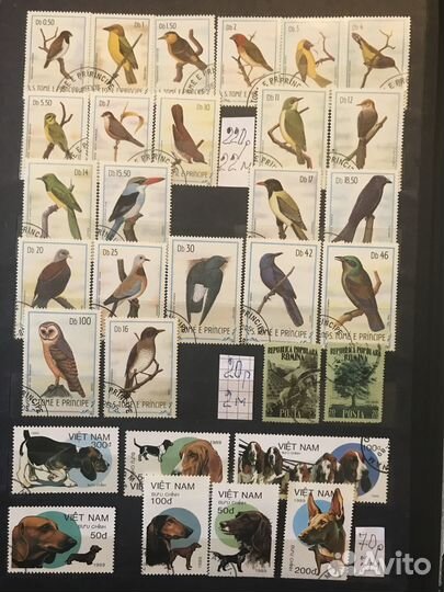 Марки фауна 4