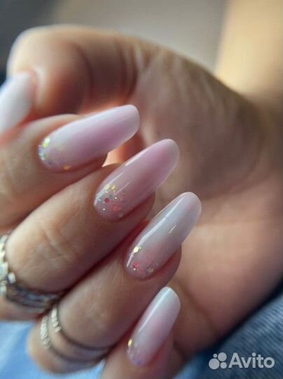 Наращивание ногтей на типсы