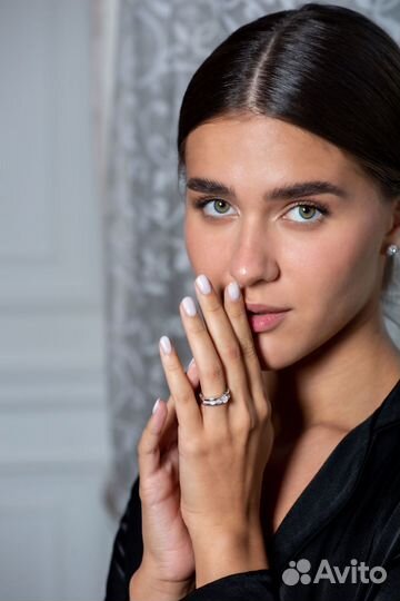 Кольцо Bvlgari BZero1 0.34 ct D/VS1 White Gold Rin