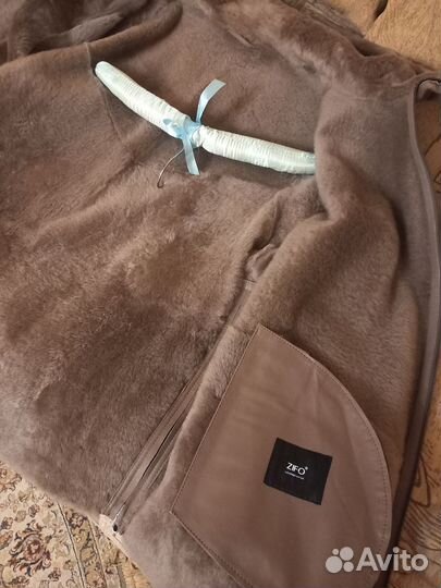 Турецкая, из натульной кожи дубленочка 50-54 раз