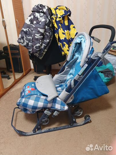 Санки коляска ника