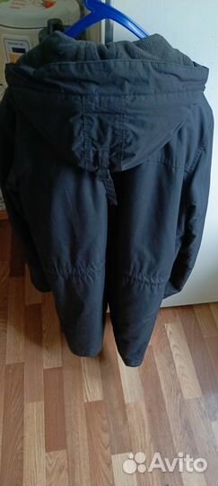 Парка Мужская Черная вмф