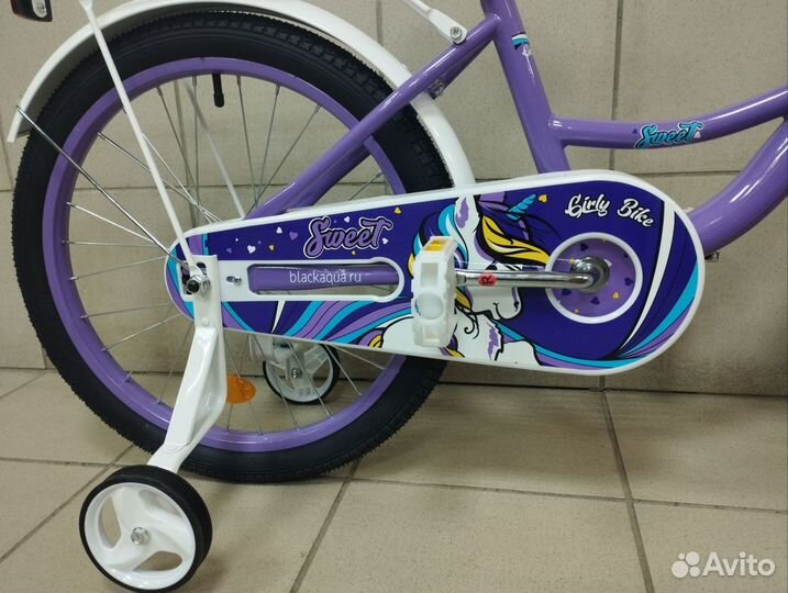 Велосипед детский black aqua Sweet 20