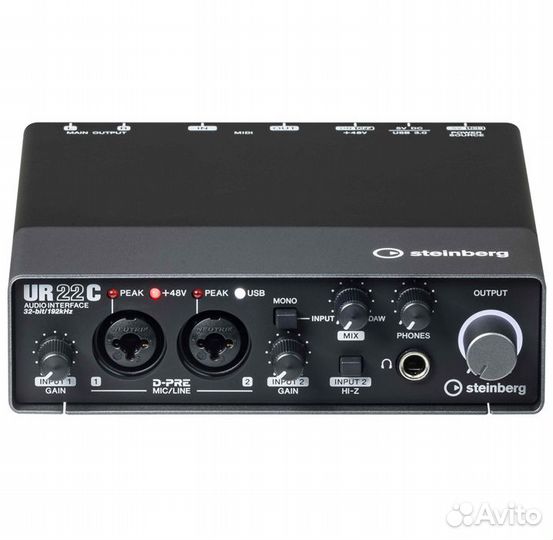 Аудиоинтерфейс Steinberg UR22C