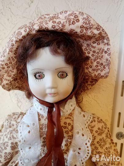 Кукла фарфоровая винтажная немецкая. Лот 1