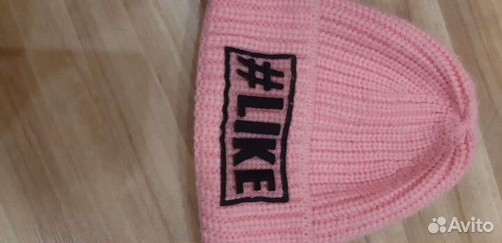 Шапочка ярко розовая