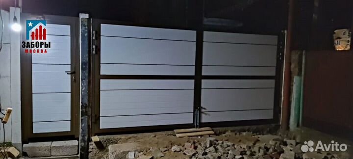 Распашные ворота от изготовителя