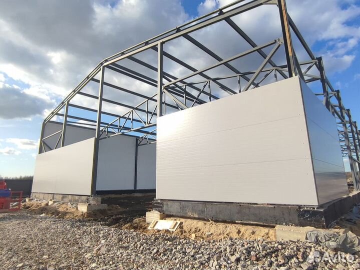 Каркас металлического ангара 60*24*7,5