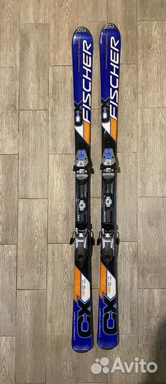 Горные лыжи Fischer, ботинки Solomon+ палки