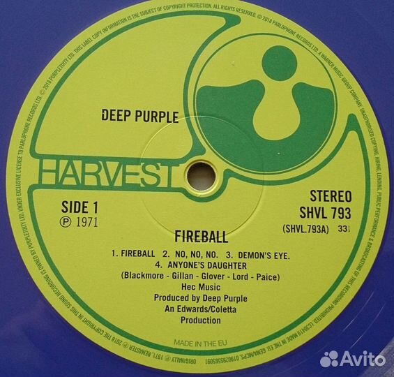 LP Deep Purple – Fireball