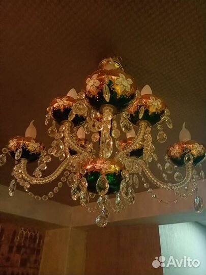 Люстра Чехия богемия