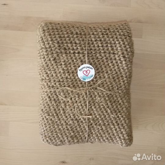 Из джута чехол съёмный на бутыль 19 л