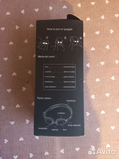 Очки для плавания детские новые