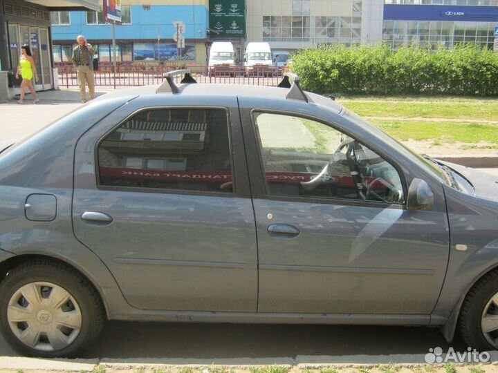 Багажник на крышу поперечины Renault Logan 2004-13