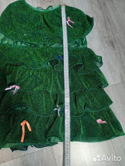 Новогодний костюм елочка для девочки