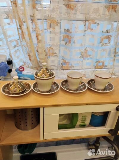 Кофейный фарфоровый сервиз ГДР (остатки)