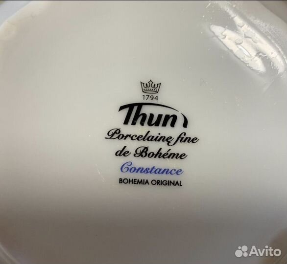Сервиз чайный фарфор Thun 1794 Гуси Констанция